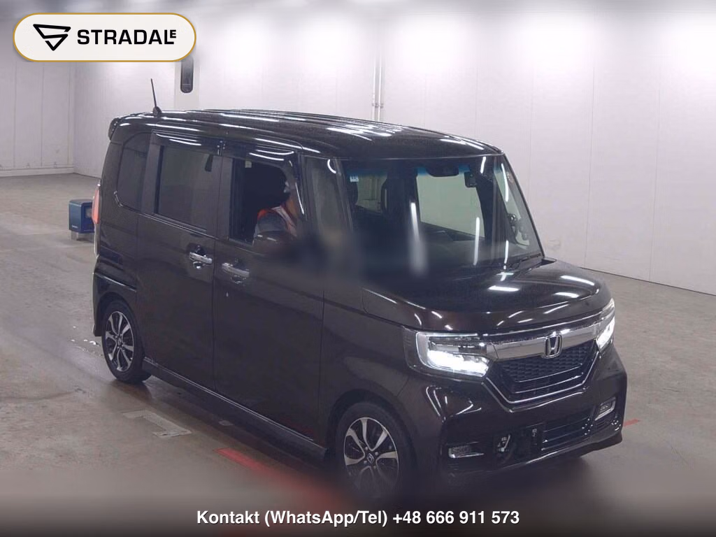 HONDA N-BOX CUSTOM G・L HONDA SENSING 2018, aukcja z Japonii, zdjęcie 1