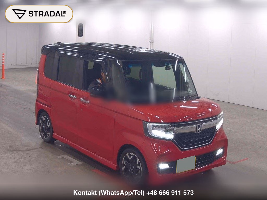 HONDA N-BOX CUSTOM G・L TURBO HONDA SENSING 2019, aukcja z Japonii, zdjęcie 1