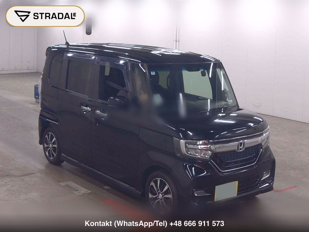 HONDA N-BOX CUSTOM G・L HONDA SENSING 2018, aukcja z Japonii, zdjęcie 1