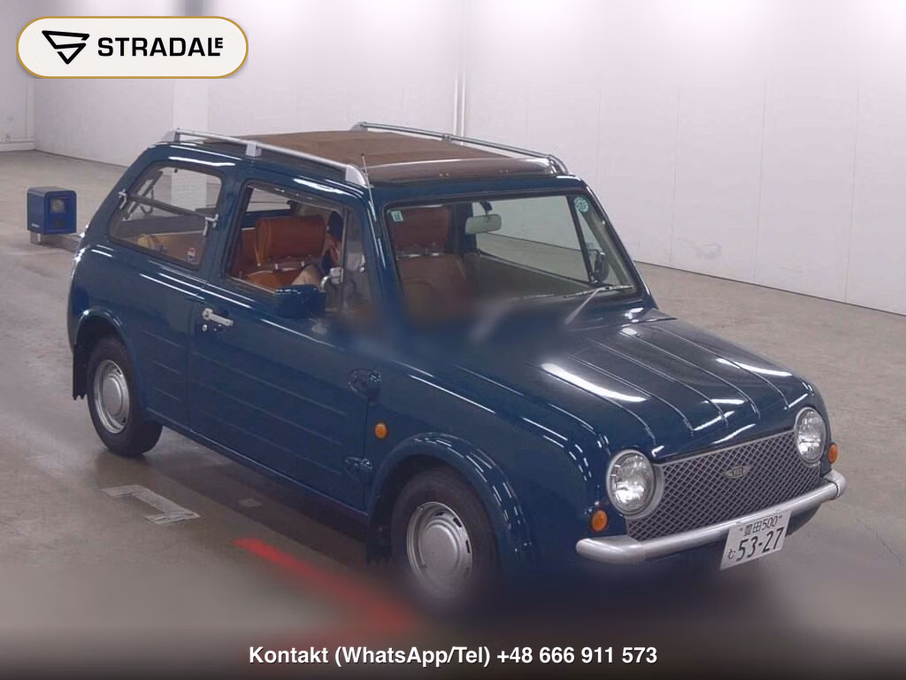 NISSAN PAO CANVAS TOP 1990, aukcja z Japonii, zdjęcie 1