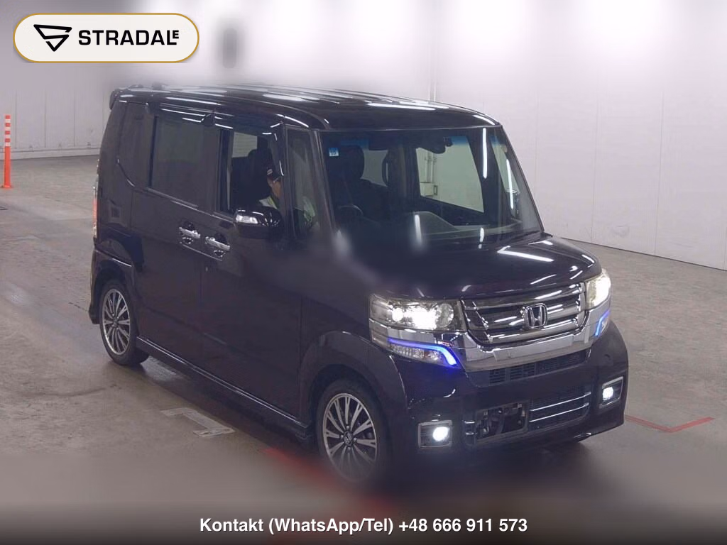 HONDA N-BOX CUSTOM G・TURBO L PACKAGE 2015, aukcja z Japonii, zdjęcie 1