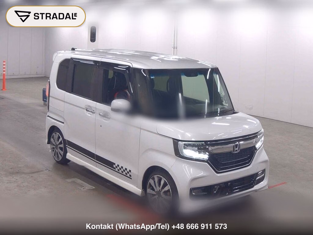 HONDA N-BOX CUSTOM G・L TURBO HONDA SENSING 2018, aukcja z Japonii, zdjęcie 1