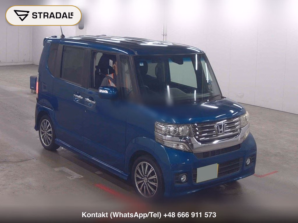 HONDA N-BOX CUSTOM TURBO SS PACKAGE 2014, aukcja z Japonii, zdjęcie 1
