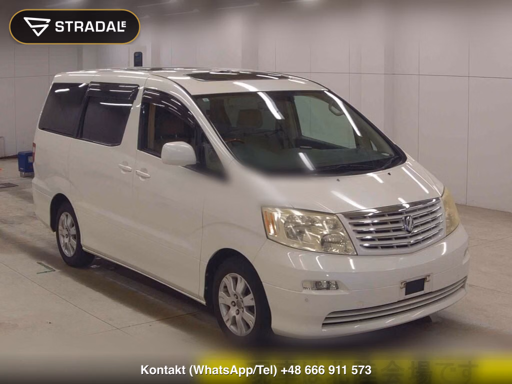 TOYOTA ALPHARD V 4WD MX TRESOR ALCANTARA VERSION 2004, aukcja z Japonii, zdjęcie 1