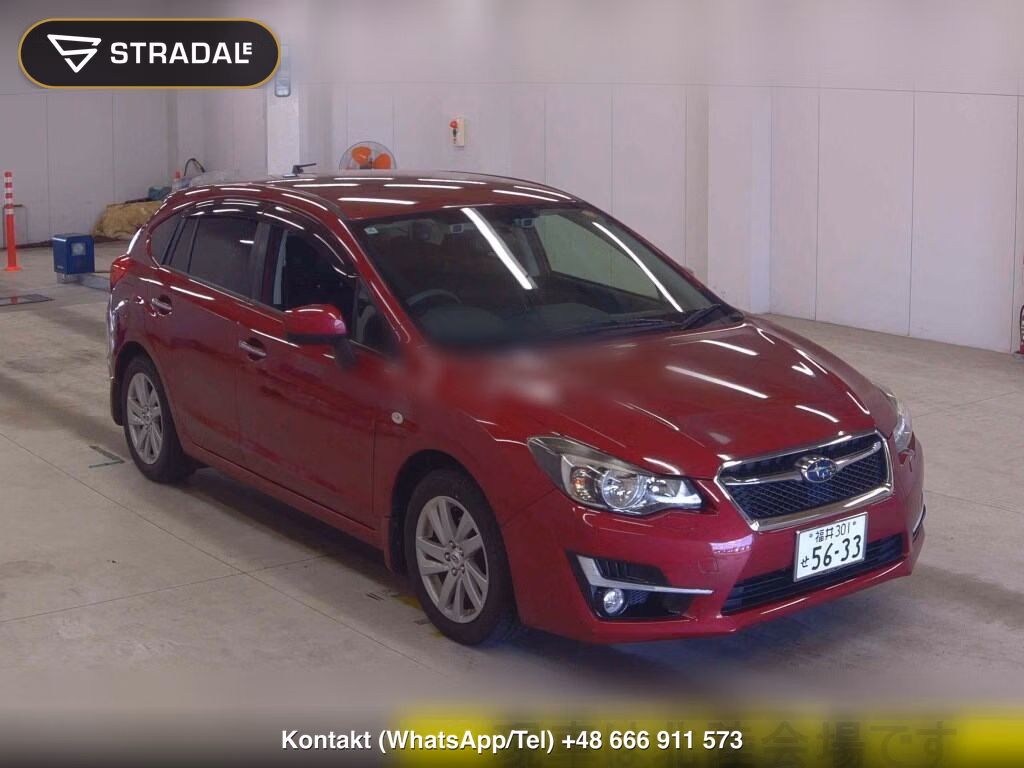 SUBARU IMPREZA SPORT 4WD 1.6I-L EYESIGHT PROUD EDITION 2016, aukcja z Japonii, zdjęcie 1