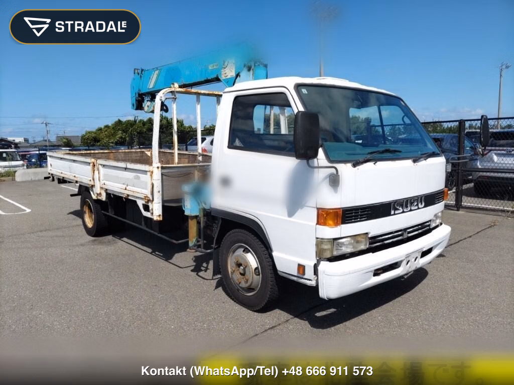 ISUZU ELF TRUCK CRANE 1992, aukcja z Japonii, zdjęcie 1