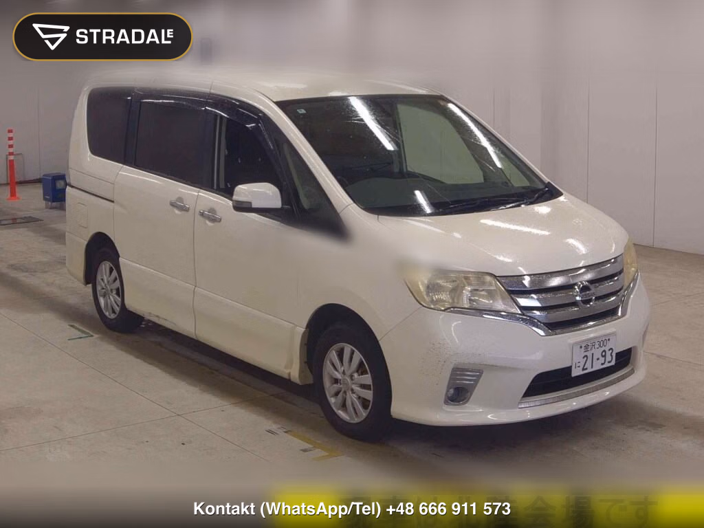 NISSAN SERENA 5D 4WD HIGHWAY STAR V SELECTION 2012, aukcja z Japonii, zdjęcie 1
