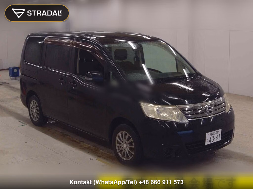 NISSAN SERENA 5D 20S V SELECTION 2010, aukcja z Japonii, zdjęcie 1
