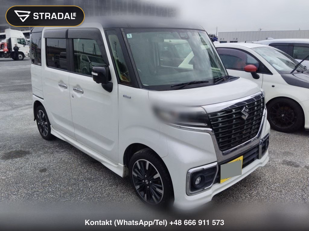 SUZUKI SPACIA CUSTOM 4WD HYBRID XS TURBO 2018, aukcja z Japonii, zdjęcie 1