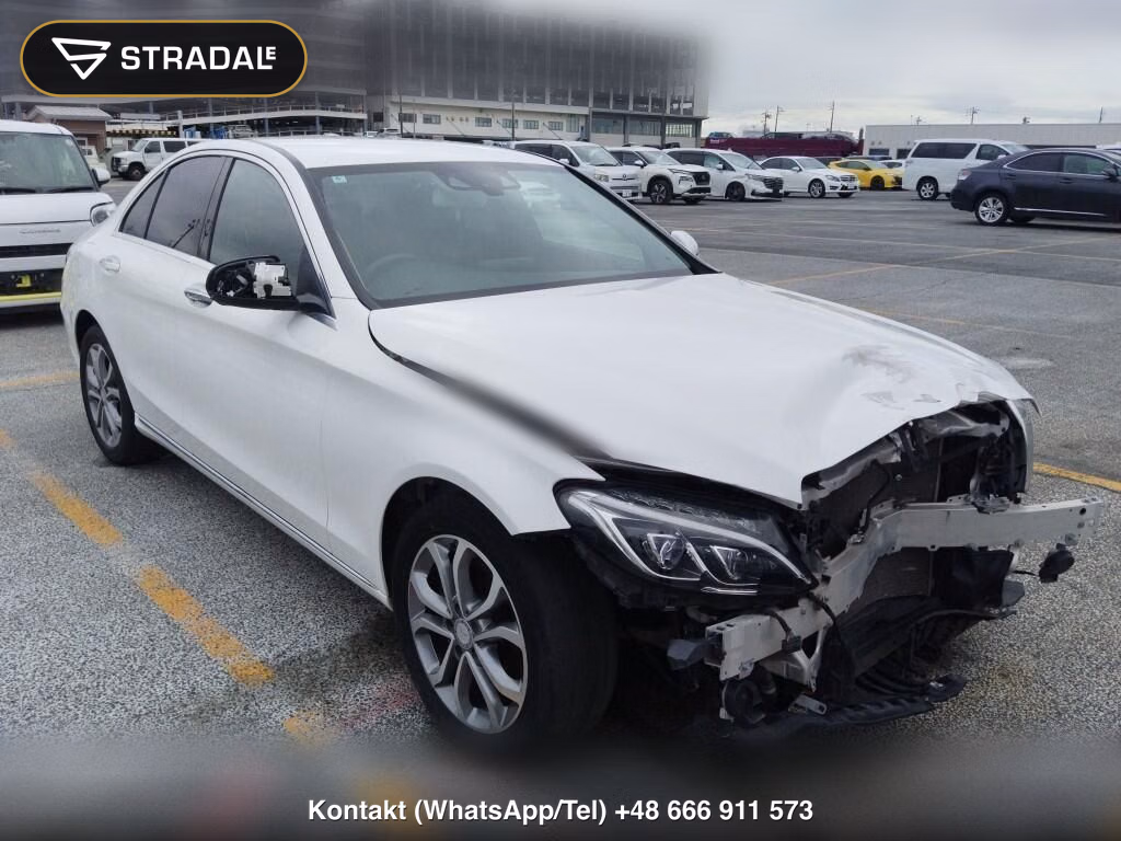 MERCEDES BENZ C-CLASS 4D C220D AVANTGARDE 2015, aukcja z Japonii, zdjęcie 1