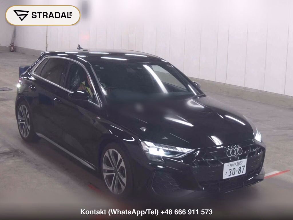 AUDI A3 5D SPORTBACK 30TFSI S LINE 2025, aukcja z Japonii, zdjęcie 1