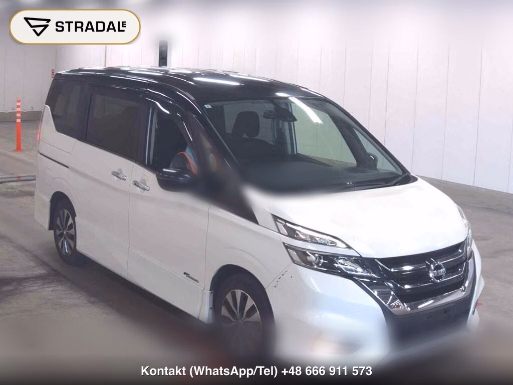 NISSAN SERENA 5D HIGHWAY STAR G 2017, aukcja z Japonii, zdjęcie 1