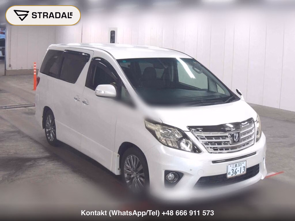 TOYOTA ALPHARD 240S TYPE GOLD 2012, aukcja z Japonii, zdjęcie 1