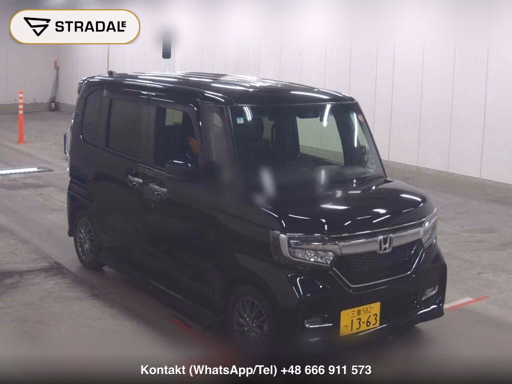 HONDA N-BOX CUSTOM G・L TURBO HONDA SENSING 2018, aukcja z Japonii, zdjęcie 1