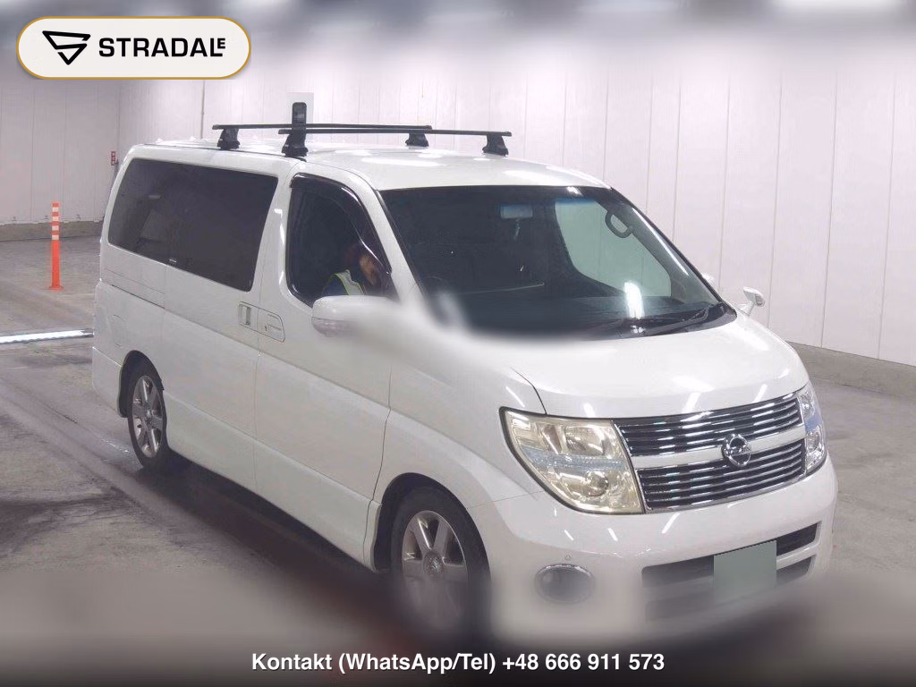 NISSAN ELGRAND 5D 350 HIGHWAY STAR BLACK LEATHER EDITION 2008, aukcja z Japonii, zdjęcie 1