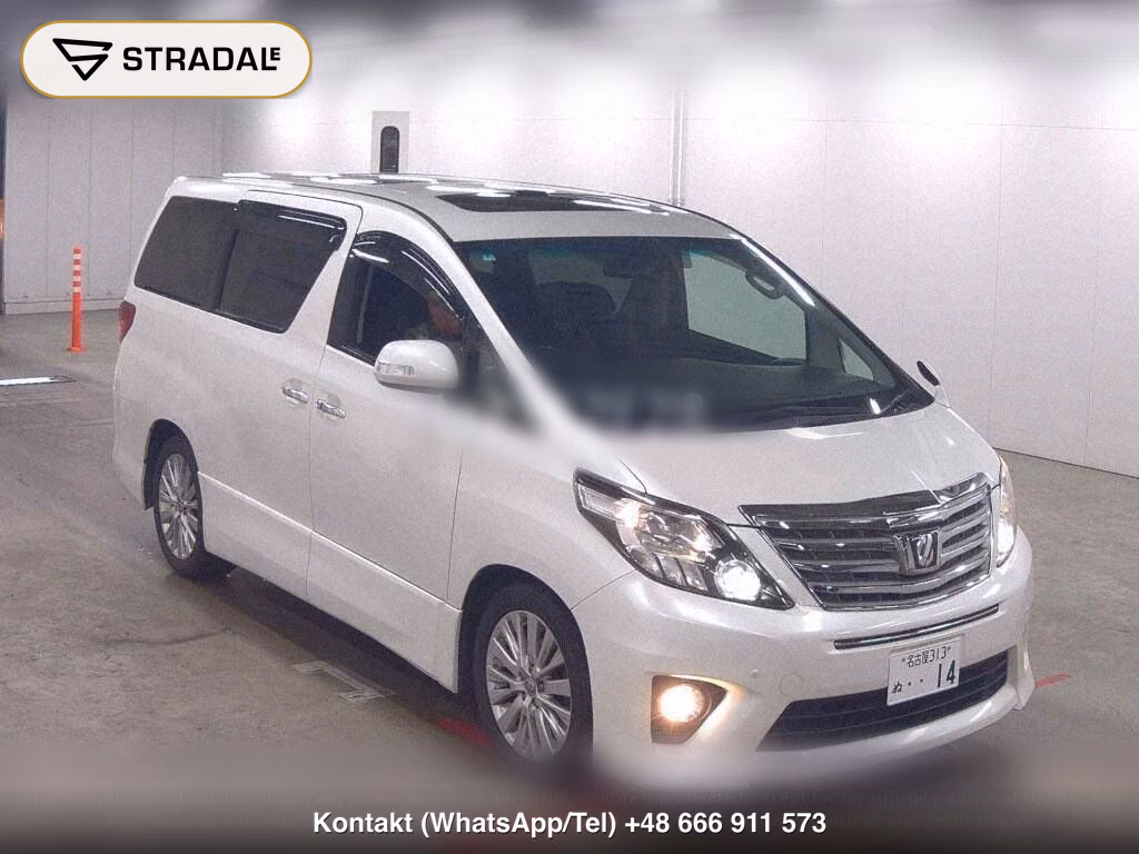 TOYOTA ALPHARD 240S C PACKAGE 2012, aukcja z Japonii, zdjęcie 1