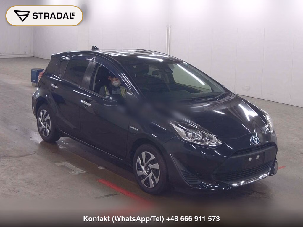 TOYOTA AQUA S STYLE BLACK 2019, aukcja z Japonii, zdjęcie 1