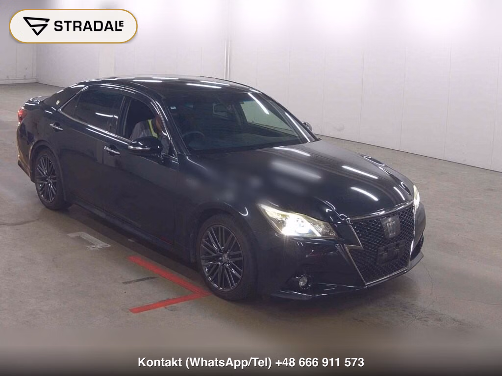 TOYOTA CROWN HYBRID ATHLETE S BLACK STYLE 2014, aukcja z Japonii, zdjęcie 1