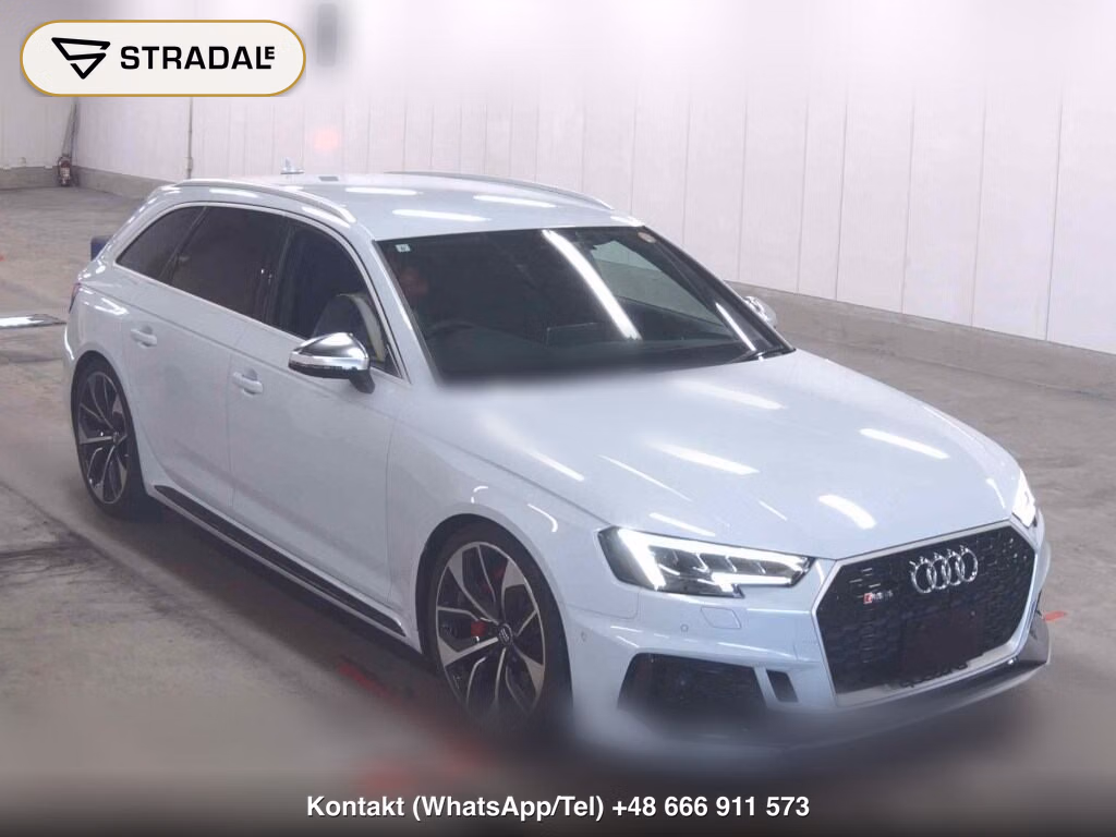 AUDI RS4 AVANT 4WD BASE GRADE 2019, aukcja z Japonii, zdjęcie 1