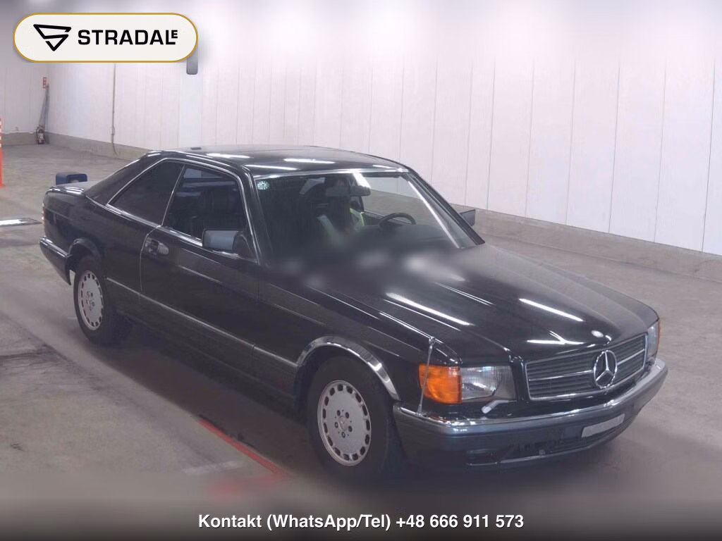 MERCEDES BENZ S-CLASS CP 500SEC 1989, aukcja z Japonii, zdjęcie 1