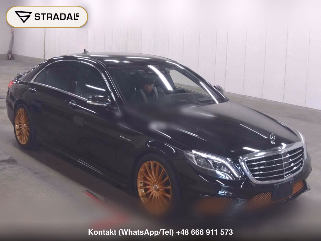 MERCEDES AMG S-CLASS 4D 4WD S63 4MATIC LONG 2015, aukcja z Japonii, zdjęcie 1