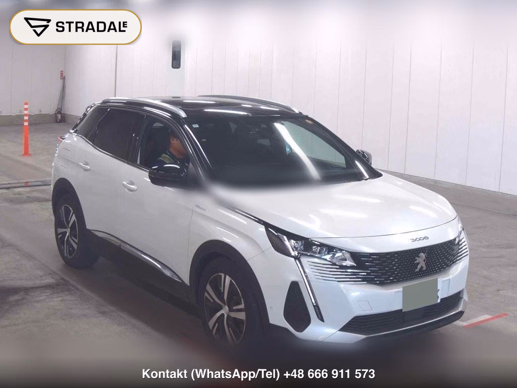 PEUGEOT 3008 4WD GT HYBRID 4 2022, aukcja z Japonii, zdjęcie 1