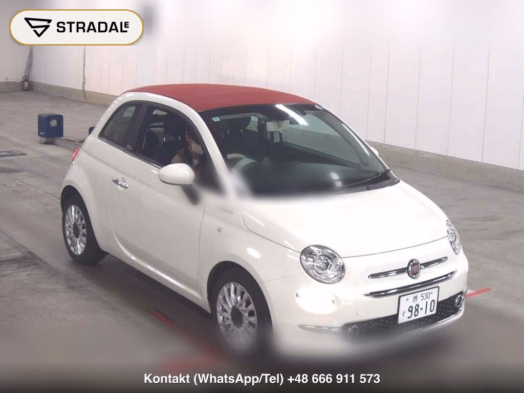FIAT 500C TWINAIR DOLCEVITA 2022, aukcja z Japonii, zdjęcie 1