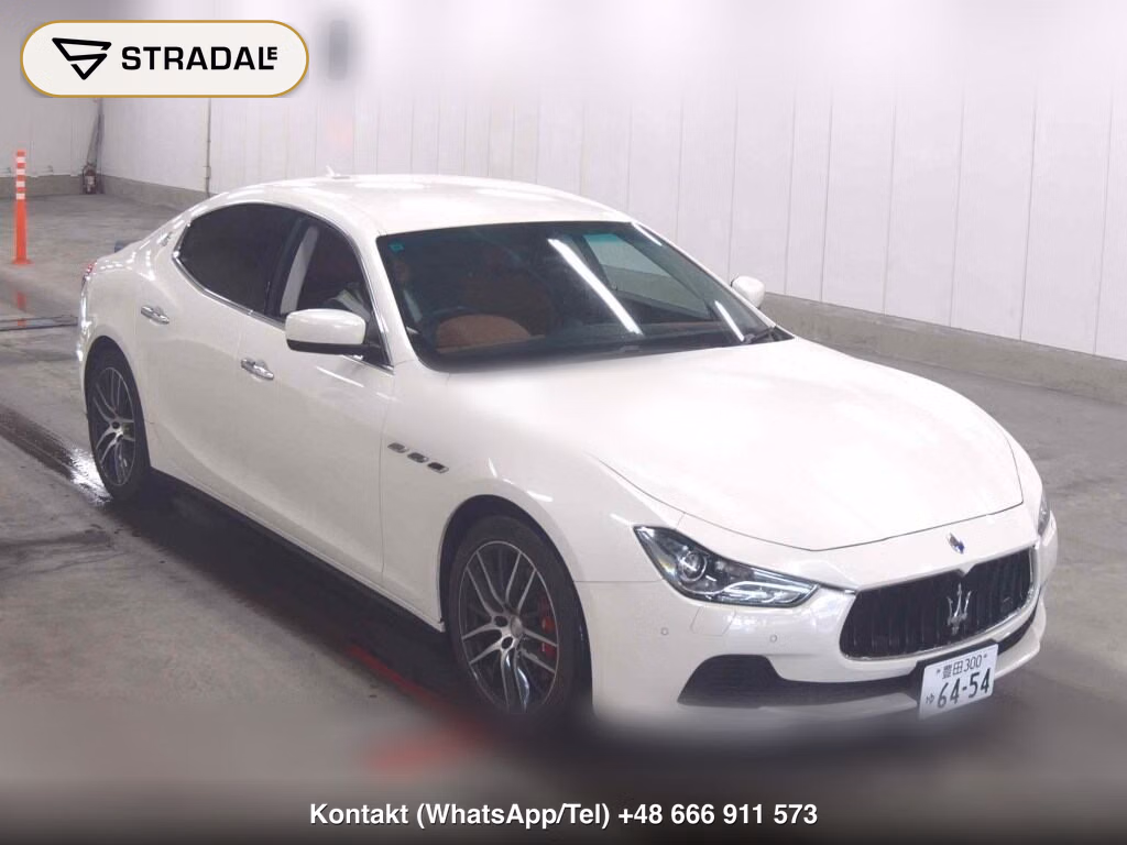 MASERATI GHIBLI 4D S 2015, aukcja z Japonii, zdjęcie 1