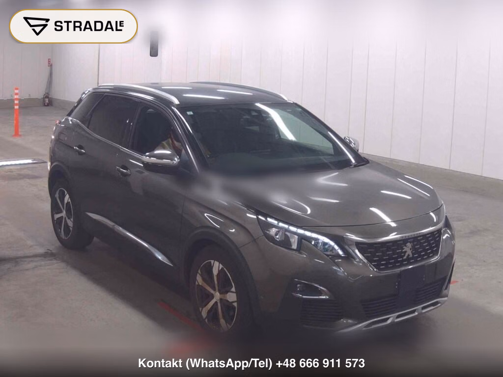 PEUGEOT 3008 GT BLUE HDI 2019, aukcja z Japonii, zdjęcie 1