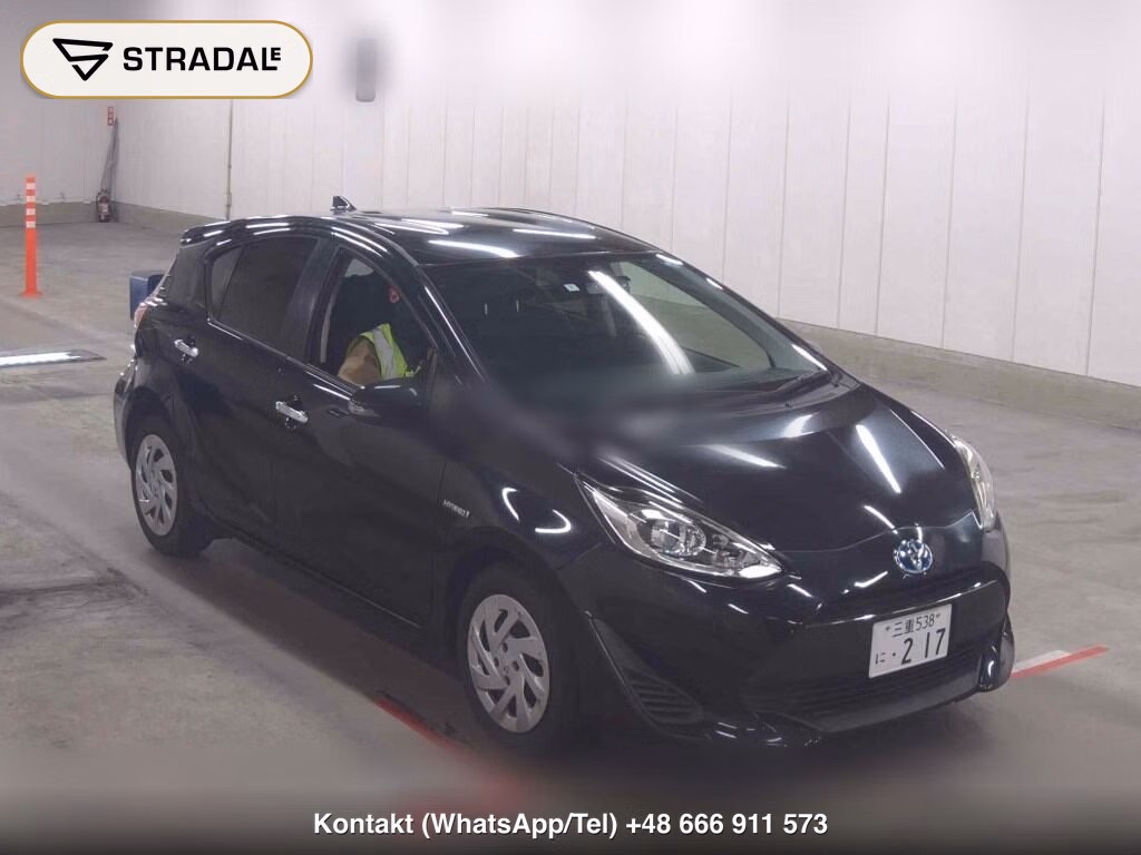 TOYOTA AQUA S STYLE BLACK 2019, aukcja z Japonii, zdjęcie 1