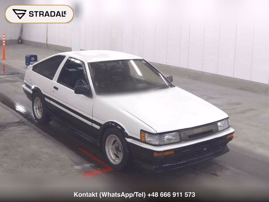 TOYOTA COROLLA LEVIN 3D GT APEX 1986, aukcja z Japonii, zdjęcie 1