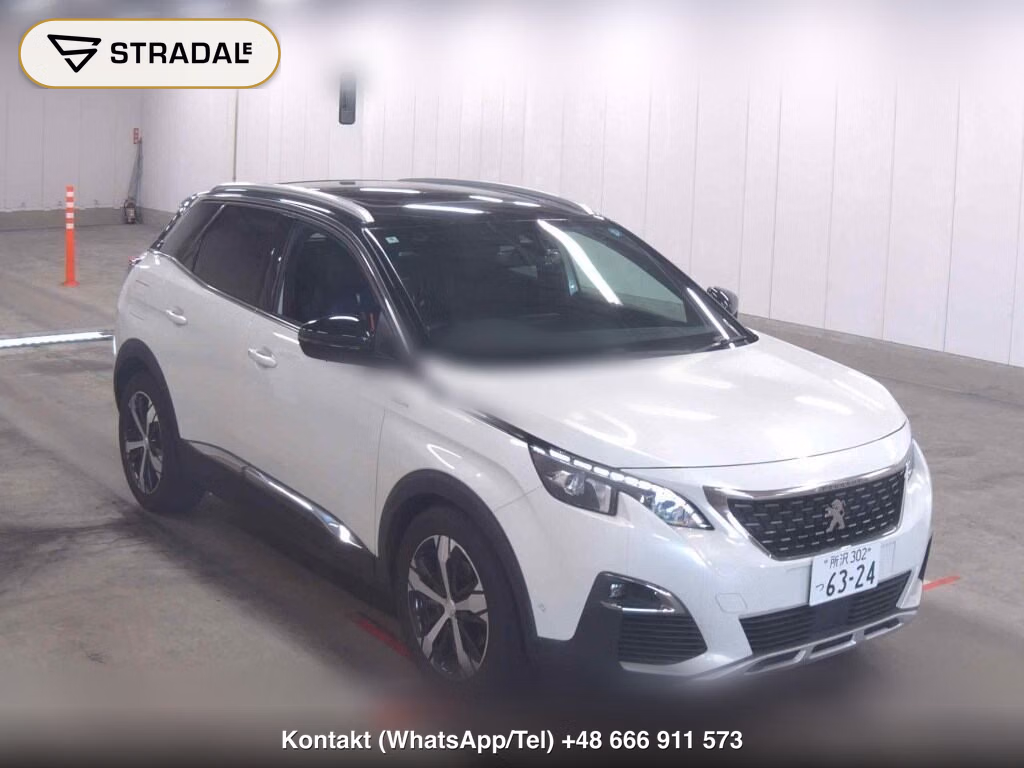 PEUGEOT 3008 GT LINE BLUE HDI 2020, aukcja z Japonii, zdjęcie 1