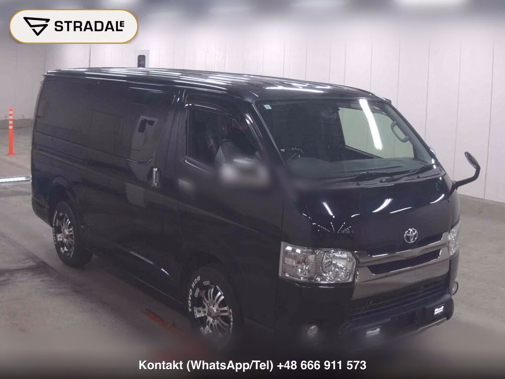 TOYOTA HIACE VAN 5D LONG SUPER GL DARK PRIME 2016, aukcja z Japonii, zdjęcie 1