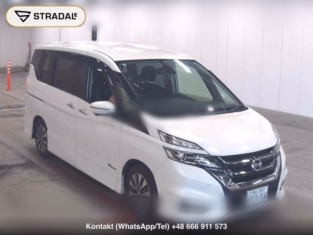 NISSAN SERENA 5D HIGHWAY STAR V SELECTION 2017, aukcja z Japonii, zdjęcie 1