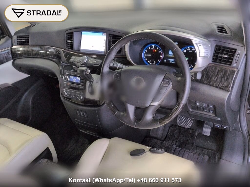 NISSAN ELGRAND 5D 250 HIGHWAY STAR S WHITE LEATHER URBAN C, miniaturka 4