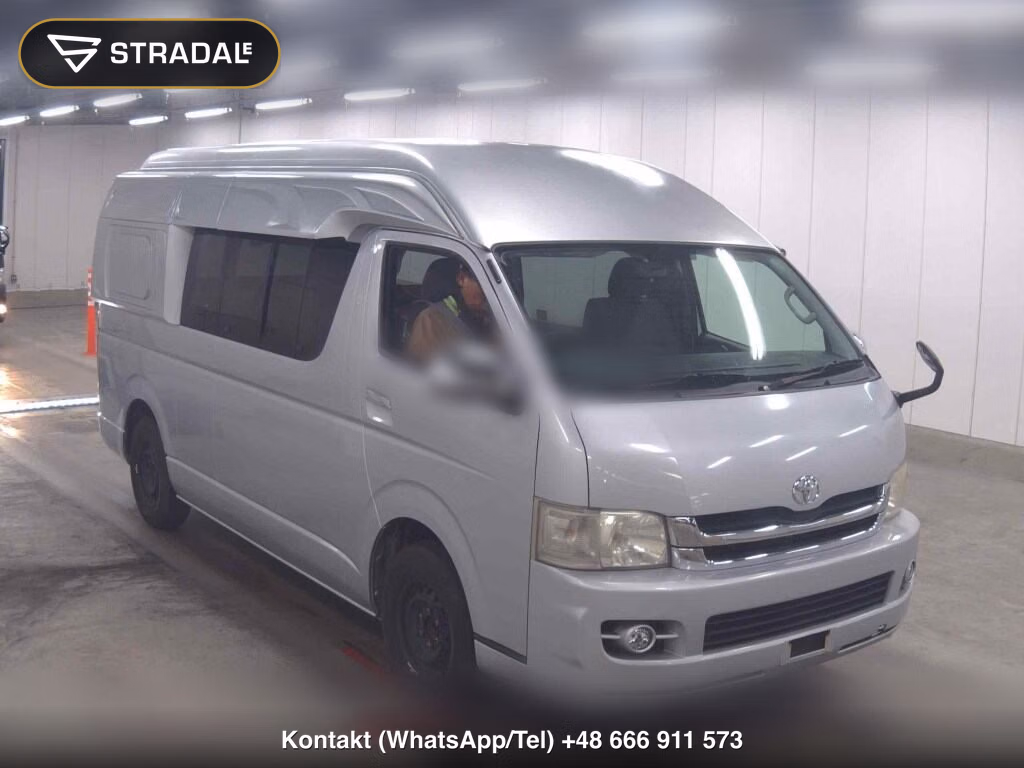 TOYOTA HIACE VAN 4D CAMPING 2010, aukcja z Japonii, zdjęcie 1