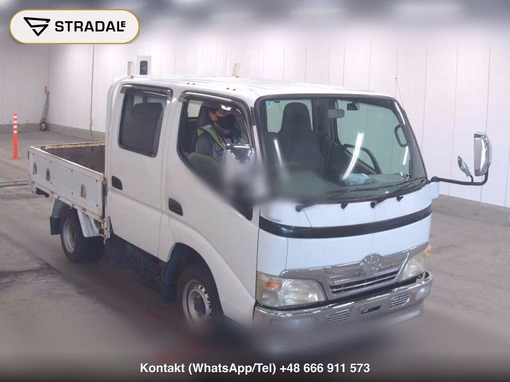 TOYOTA DYNA TRUCK 4D W CAB LONG JUSTLOW 2008, aukcja z Japonii, zdjęcie 1