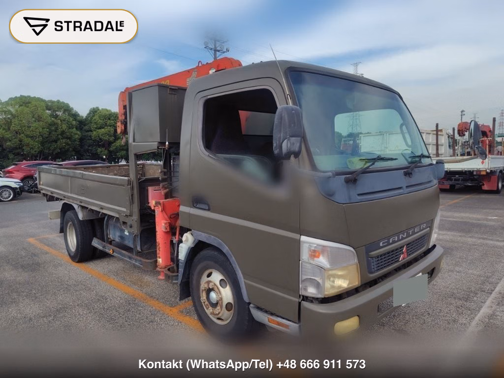 MITSUBISHI FUSO CANTER 2D CRANE 2006, aukcja z Japonii, zdjęcie 1