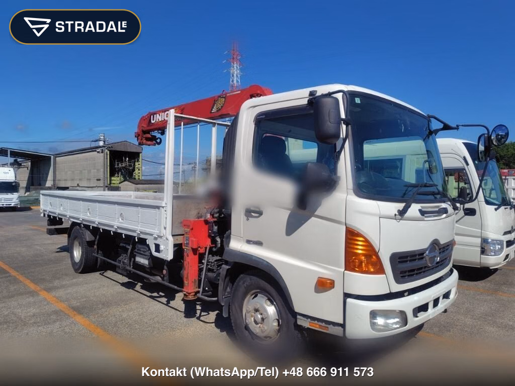 HINO HINO RANGER 2D CRANE 2017, aukcja z Japonii, zdjęcie 1