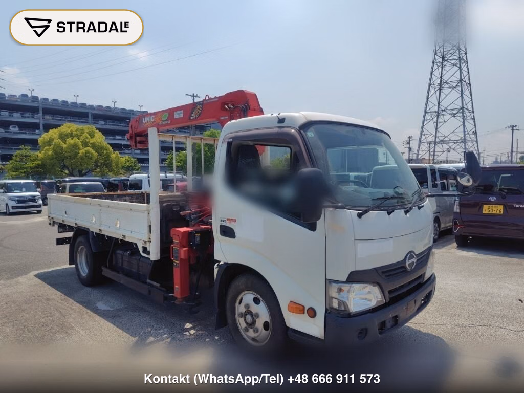 HINO DUTRO 2D CRANE 2018, aukcja z Japonii, zdjęcie 1