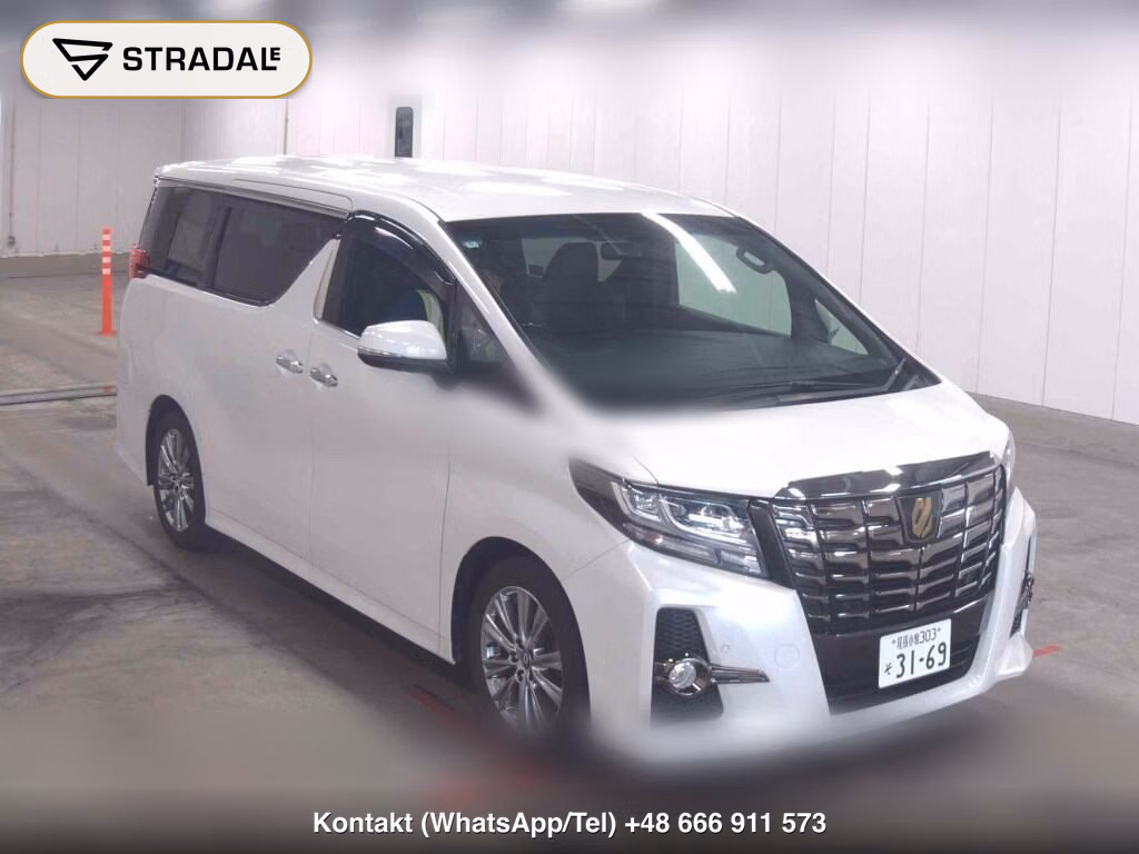 TOYOTA ALPHARD 2.5S A PACKAGE TYPE BLACK 2017, aukcja z Japonii, zdjęcie 1