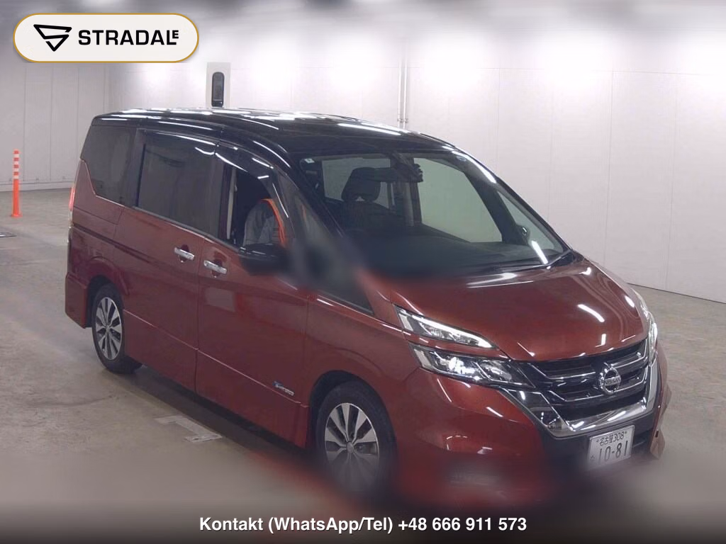 NISSAN SERENA 5D HIGHWAY STAR G 2016, aukcja z Japonii, zdjęcie 1