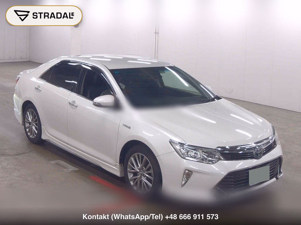 TOYOTA CAMRY 4D HYBRID G PACKAGE PREMIUM BLACK 2015, aukcja z Japonii, zdjęcie 1