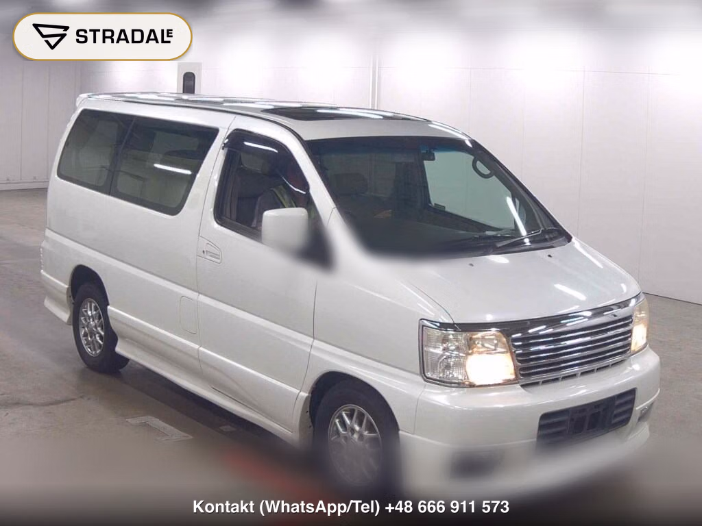 NISSAN ELGRAND 4D 4WD HIGHWAY STAR 2000, aukcja z Japonii, zdjęcie 1