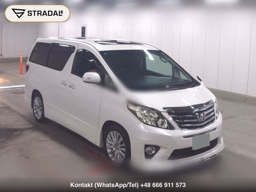 TOYOTA ALPHARD 240S C PACKAGE 2012, aukcja z Japonii, zdjęcie 1