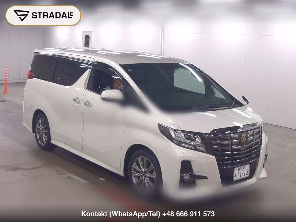 TOYOTA ALPHARD 2.5S A PACKAGE TYPE BLACK 2016, aukcja z Japonii, zdjęcie 1