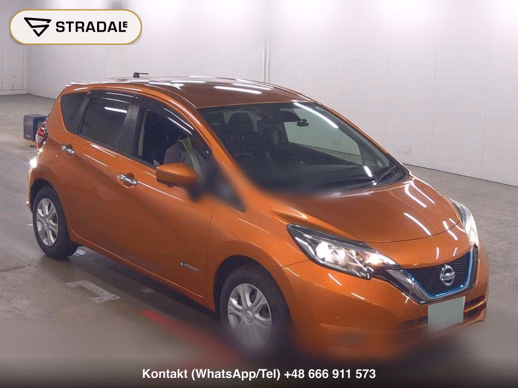 NISSAN NOTE E-POWER X 2017, aukcja z Japonii, zdjęcie 1