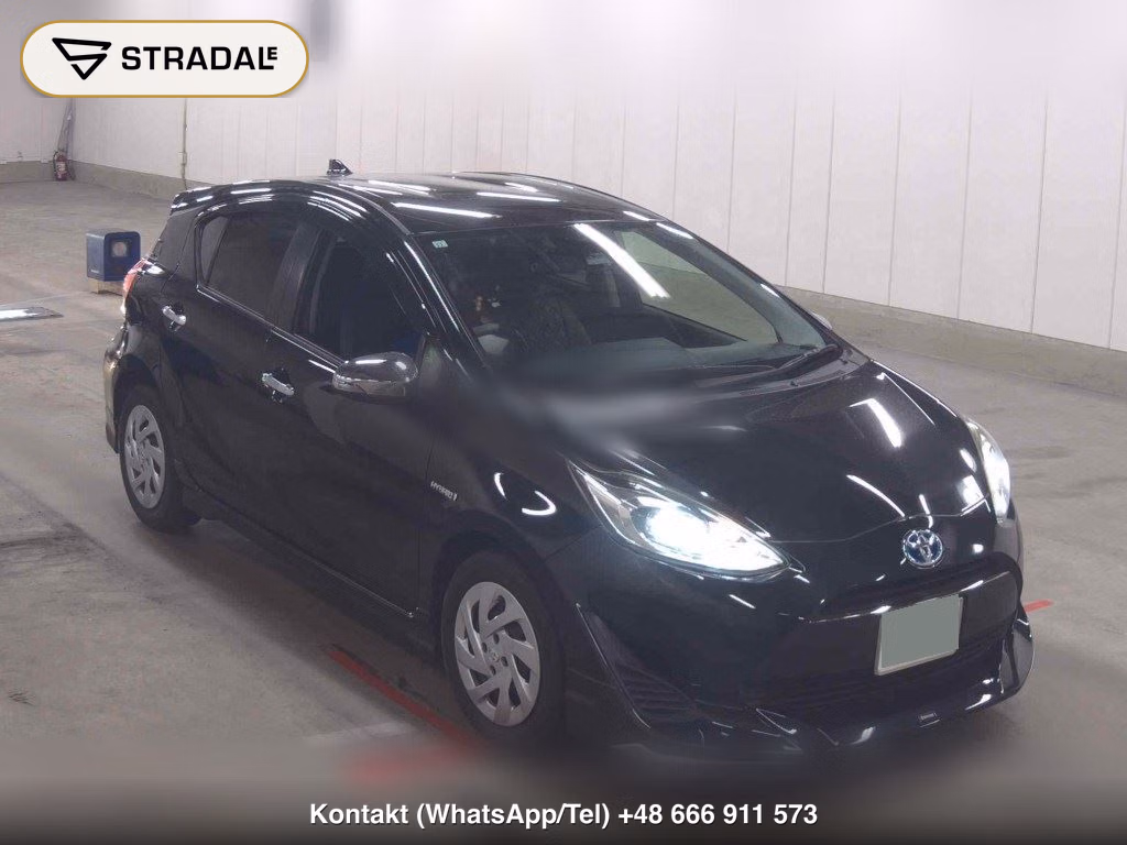 TOYOTA AQUA S STYLE BLACK 2018, aukcja z Japonii, zdjęcie 1