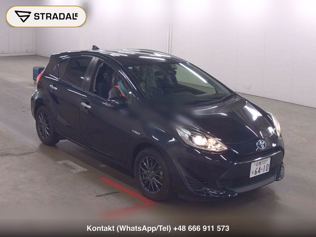 TOYOTA AQUA S STYLE BLACK 2019, aukcja z Japonii, zdjęcie 1