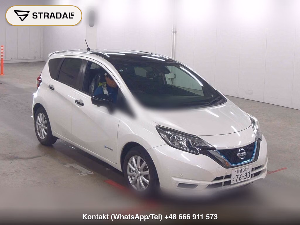 NISSAN NOTE E-POWER X BLACK ARROW 2018, aukcja z Japonii, zdjęcie 1